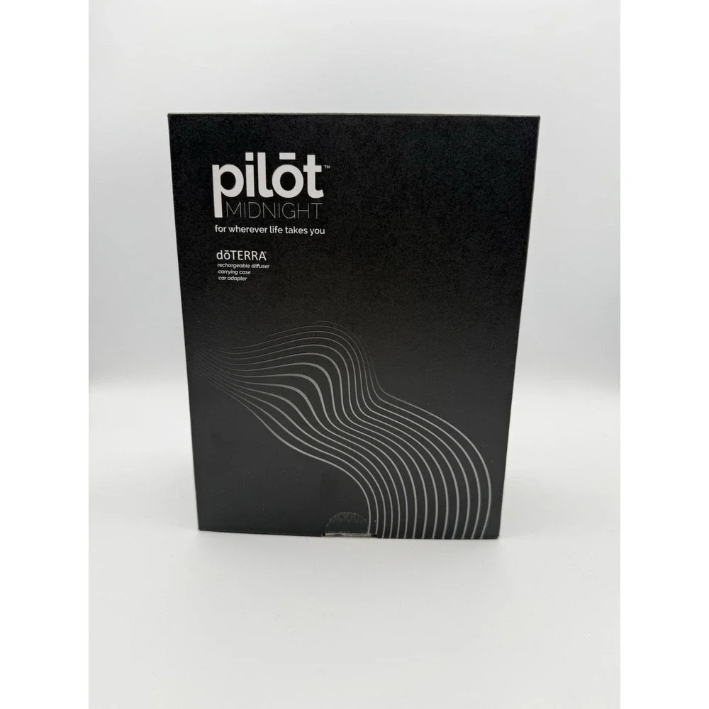 doTERRA Pilot Midnight Portable Diffuser Brand New W/ Car Adapter, Cord & Case!